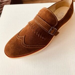 New-Angelino Brown Suede Men's Loafers
